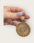 SANTIBE - Boucles d'oreilles SOLENE - Doré - Préciser tiges droites ou clips