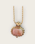 GAS BIJOUX - Collier AMARANTE doré à l'or fin - Jaspe - NOUVELLE COLLECTION