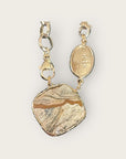 GAS BIJOUX - Collier BILLY doré à l'or fin - Jaspe