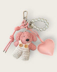 SHOUIA - Bijoux de sac HIVER 2025 Mon Doudou Rose