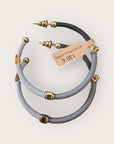 GAS BIJOUX - Boucles d'oreilles créoles ZANZIFULL dorées métal à l'or fin