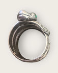 GAS BIJOUX - Bague NAKAMI argenté taille 54