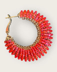 GAS BIJOUX - Boucles d'oreilles IZZIA grand modèle dorées à l'or fin - grand modèle