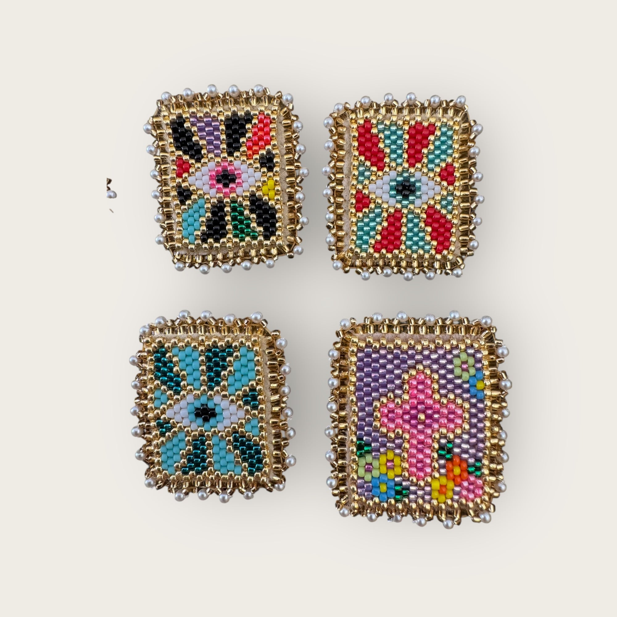 HYPNOCHIC - Broche en perles de MIUYKI - 5 modèles au choix