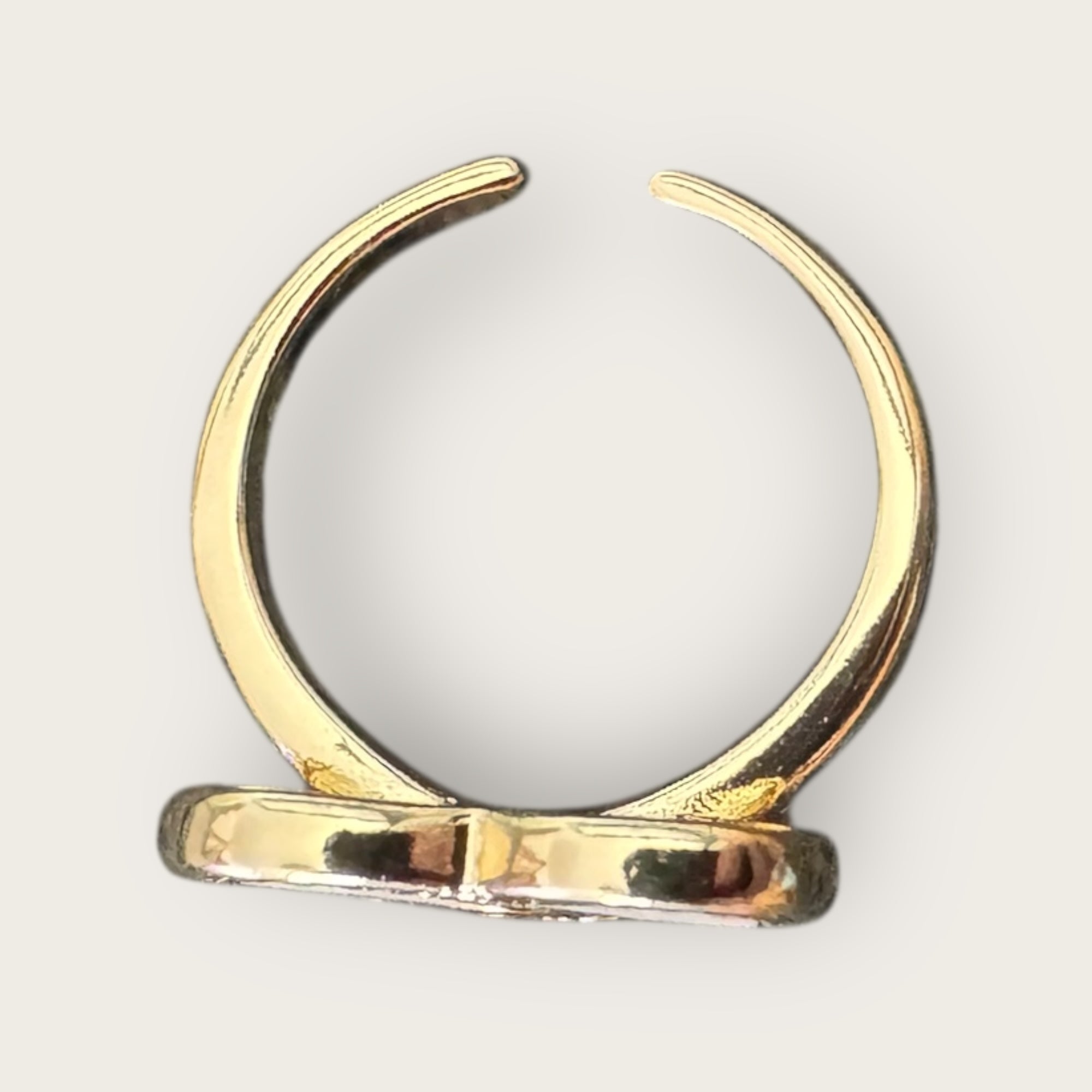 HYPNOCHIC - Bague MARIE cristal blanc ajustable - 8 modèles