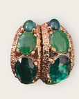 GAS BIJOUX - Boucles d'oreilles OREA - Couleur verte - NOUVEAU MODÈLE