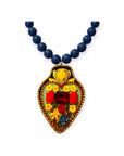 MOUCHKINE - Collier perles vintages - BLEUES