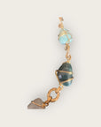 GAS BIJOUX - Collier RAINBOW multi bleu GM