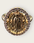 HYPNOCHIC - Bague MARIE cristal blanc ajustable - 8 modèles