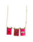 Mademoiselle OUPS - AMULET - Collier scapulaire triple