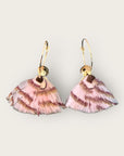 GAS BIJOUX - Boucles d'oreilles créoles BERMUDES - Tons de roses