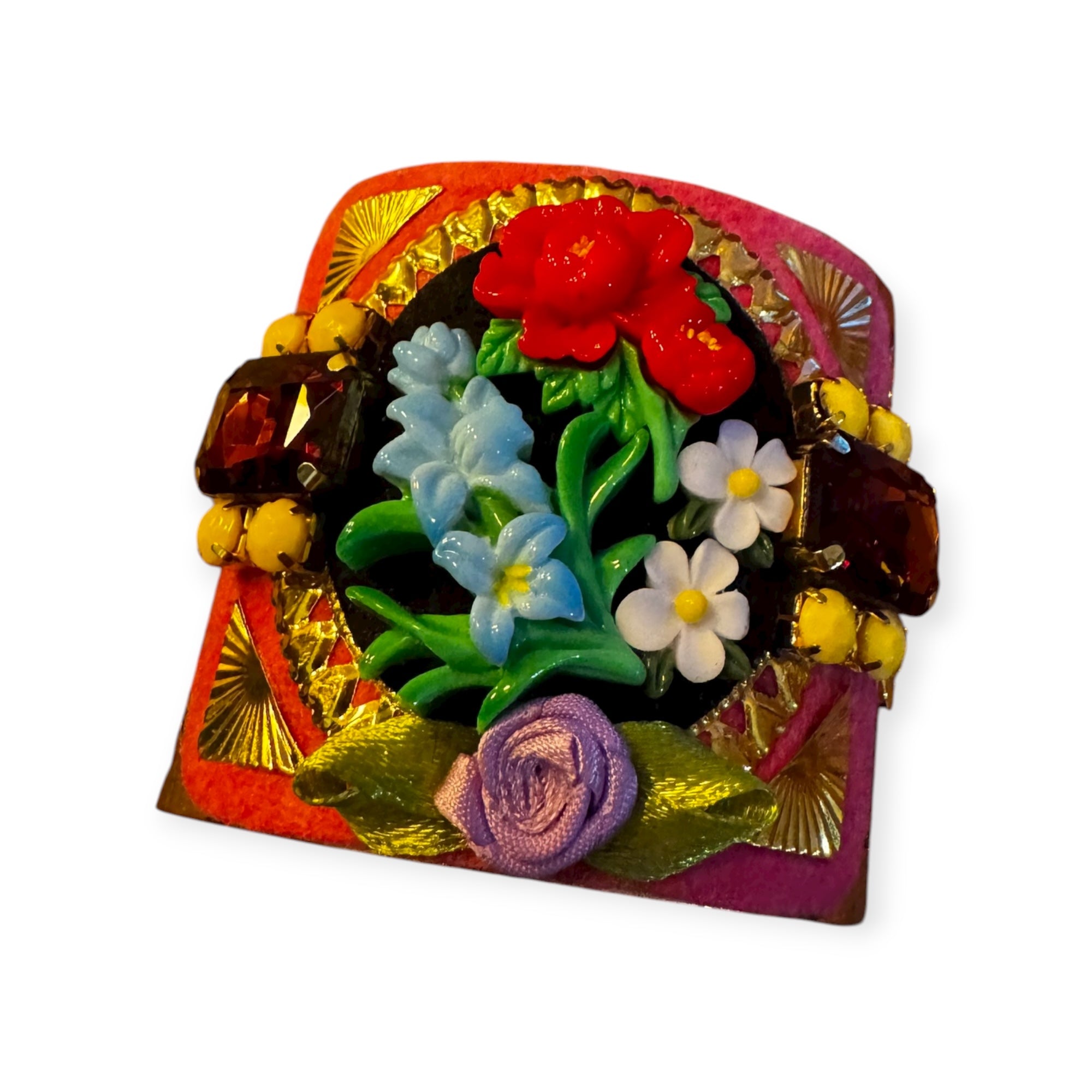 MOUCHKINE - Manchette ajourée - FLEURS