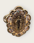 HYPNOCHIC - Bague MARIE cristal blanc ajustable - 8 modèles