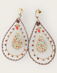 GAS BIJOUX - Boucles NYMPHEAS NUBIA grand modèle dorées à l'or fin - Nouveau modèle