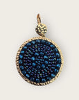 SANTIBE - Boucles d'oreilles SOLENE - Bleu marine - Préciser tiges droites ou clips