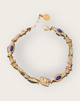 GAS BIJOUX - Bracelet KALI doré à l'or fin et Lapis