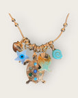 GAS BIJOUX - Collier BELLAVITA en métal doré à l'or fin avec charm's