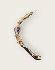 GAS BIJOUX - Bracelet KALI doré à l'or fin et Lapis