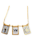 Mademoiselle OUPS - AMULET - Collier scapulaire triple