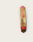 GAS BIJOUX - Bracelet STRADA moyen modèlera à l'or fin - Cabochons tons de rose