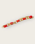 GAS BIJOUX - Bracelet BELL doré à l'or fin - Acetate Corail - NOUVEAU MODÈLE