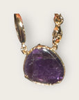 GAS BIJOUX - Collier BILLY doré à l'or fin - Améthyste