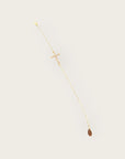 Mademoiselle OUPS - Bracelet CORPUS CRAZY grande croix émaillées - DORE