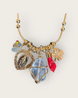 GAS BIJOUX - Collier BELLAVITA en métal doré à l'or fin avec charm's