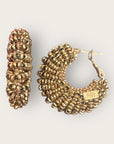 GAS BIJOUX - Boucles d’oreilles IZZIA petit modèle dorées à l’or fin - Gold