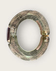 GAS BIJOUX - Bracelet ARTY acetate vert translucide - Nacre blanche - Doré à l'or fin