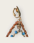 GAS BIJOUX - Boucles d'oreilles NYMPHEAS NUBIA doré à l'or fin grand modèle - CLIPS
