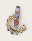 GAS BIJOUX - Boucles d'oreilles Parelie - multicolore tons de mauve