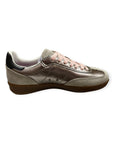 SUN 68 - BASKETS - Silver CALIFORNIA SUN leather and suede
