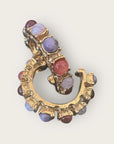 GAS BIJOUX - Boucles d'oreilles Parelie - multicolore tons de mauve