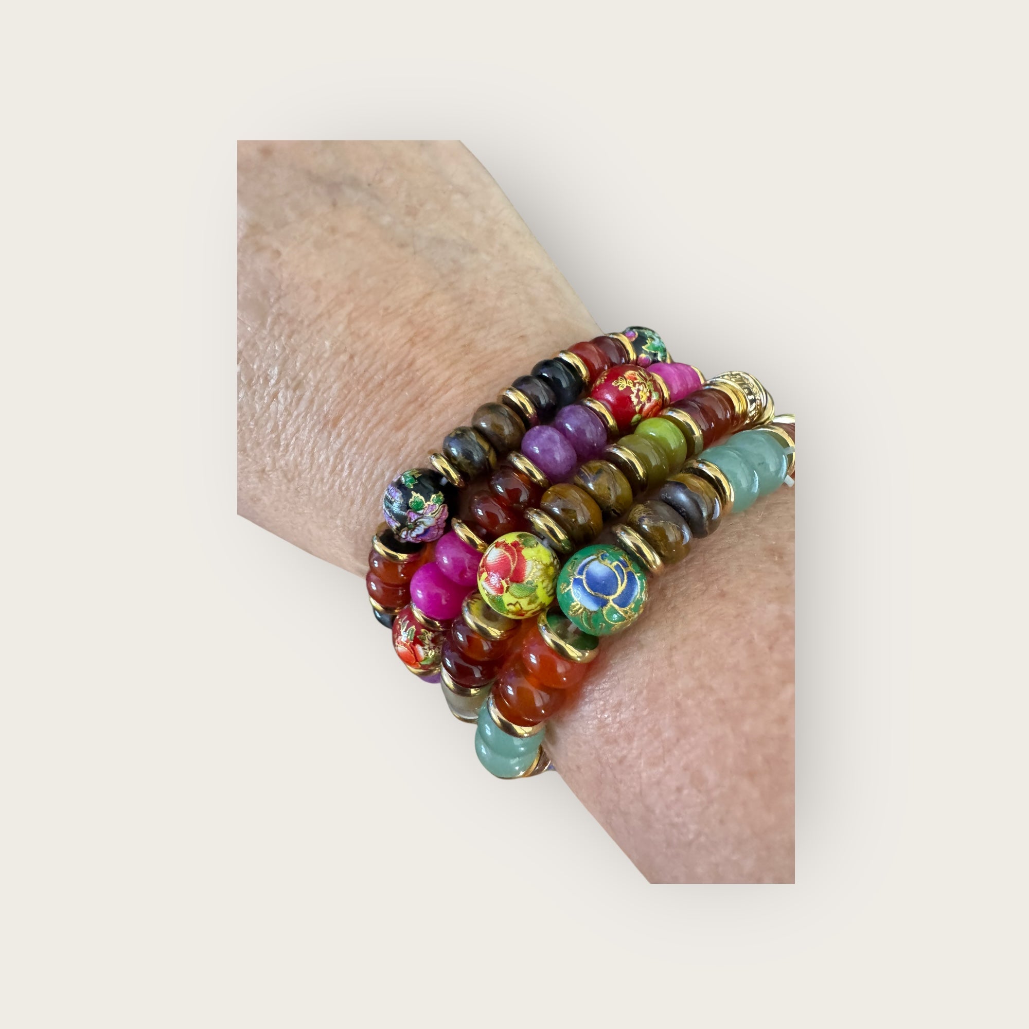 HYPNOCHIC - Bracelets FLORA - 4 couleurs
