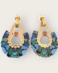 GAS BIJOUX - Boucles d'oreilles FORTALEZA dorées à l'or fin