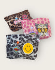 BY TOPAZE - Pochettes léopard noir