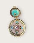 GAS BIJOUX - Boucles d'oreilles SEQUIN dorées à l'o fin