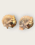 GAS BIJOUX - Boucles d'oreilles MAREVA dorées à l'or fin tiges percées
