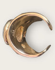 GAS BIJOUX - Bague SIMONE dorée à l'or fin - Calcédoine et Hématite - Taille XL