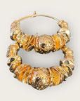 GAS BIJOUX - Boucles d'oreilles créoles ALOHA mini dorées à l'or fin