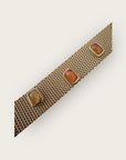 GAS BIJOUX - Bracelet TOTEM grand modèle doré à l'or fin - Taille 1