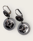 GAS BIJOUX - Boucles d'oreilles SEQUINS - Full noires