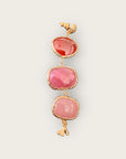 GAS BIJOUX - Boucles d'oreille SILENE 3 sertis dorées à l'or fin