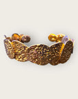 GAS BIJOUX - Bracelet jonc ECLIPSE doré à l'or fin - NOUVEAU MODELE