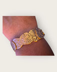 GAS BIJOUX - Bracelet jonc ECLIPSE doré à l'or fin - NOUVEAU MODELE