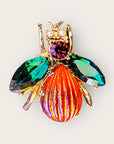 GAS BIJOUX - Broche dorée à l'or fin