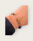 GAS BIJOUX - Bracelet SARI EMBALLE - Bleu marine - NOUVEAU MODELE