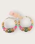 GAS BIJOUX -Boucles d'oreilles ALOHA mini dorées à l'or fin