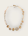 GAS BIJOUX - Collier ECLIPSE doré à l'or fin avec perles d'eu douce - PIECE RARE